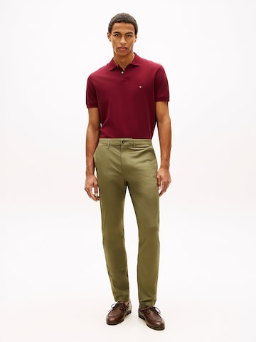 TOMMY HILFIGER Slimfit Chinohose in Grün