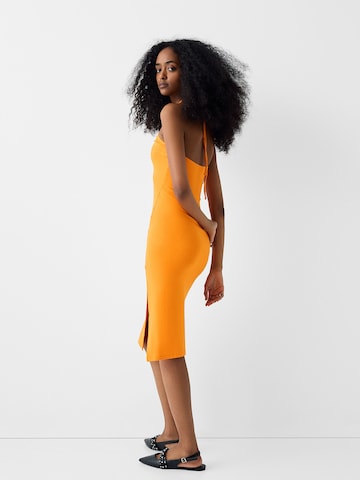 Bershka Dress in Orange