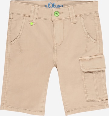 s.Oliver Pants in Beige: front