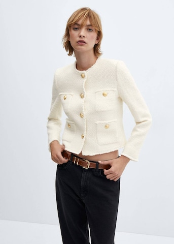 MANGO Cardigan 'Wintour' i beige: forside