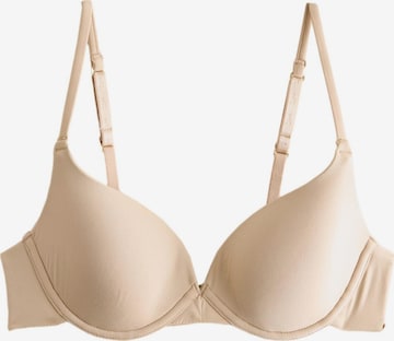 Soutien-gorge self. en beige : devant
