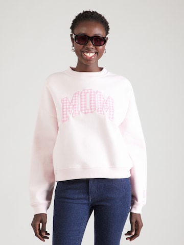 GAPSweater majica 'V-MOTHERS DAY' - roza boja: prednji dio