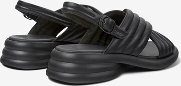 CAMPER Strap Sandals in Black