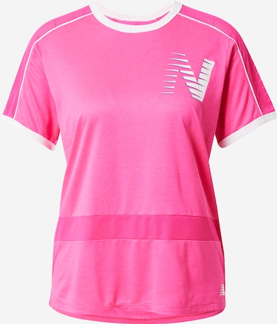 new balance Tehnička sportska majica u roza / bijela, Pregled proizvoda