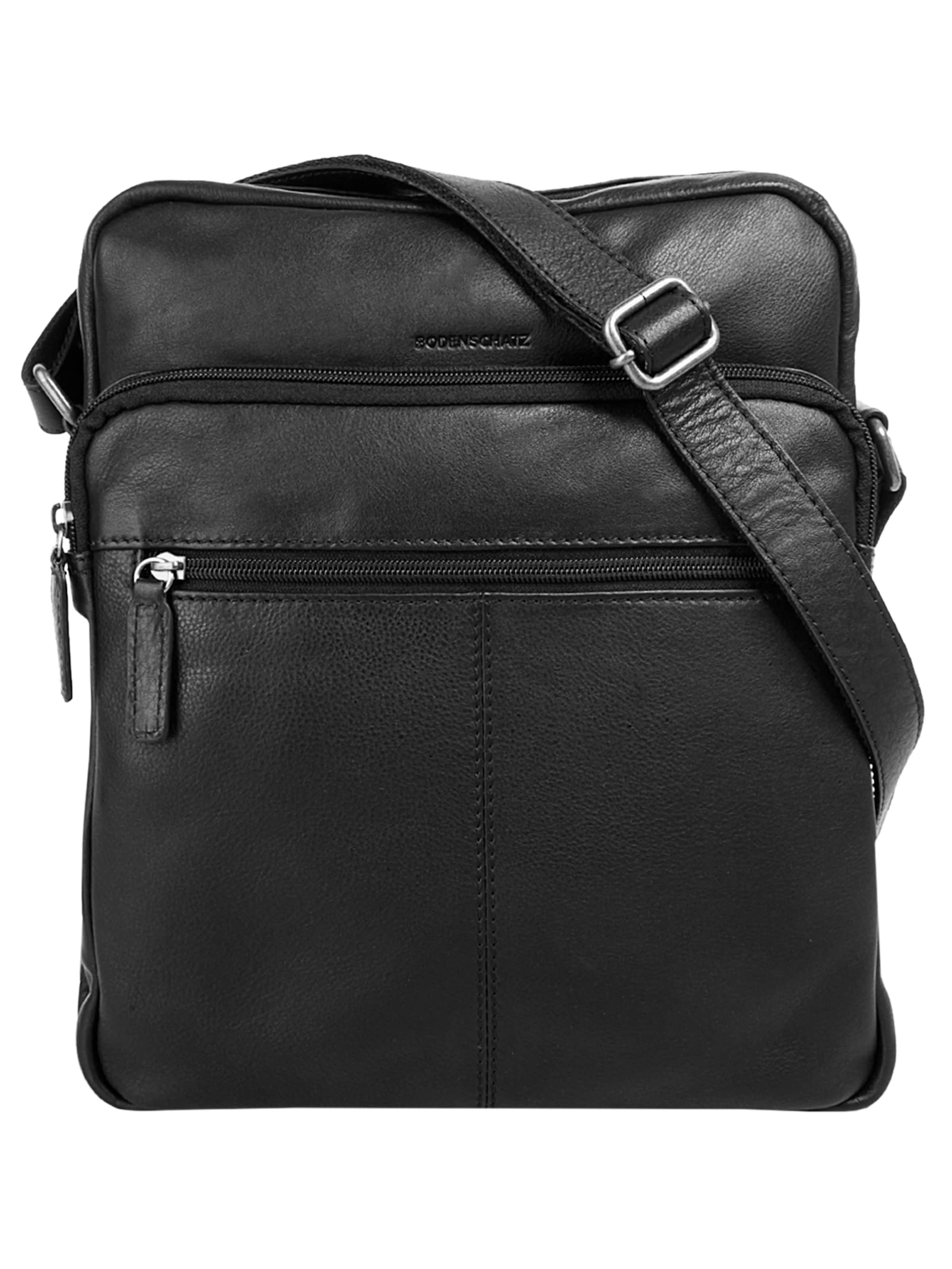 BODENSCHATZ Crossbody bag in Black: front