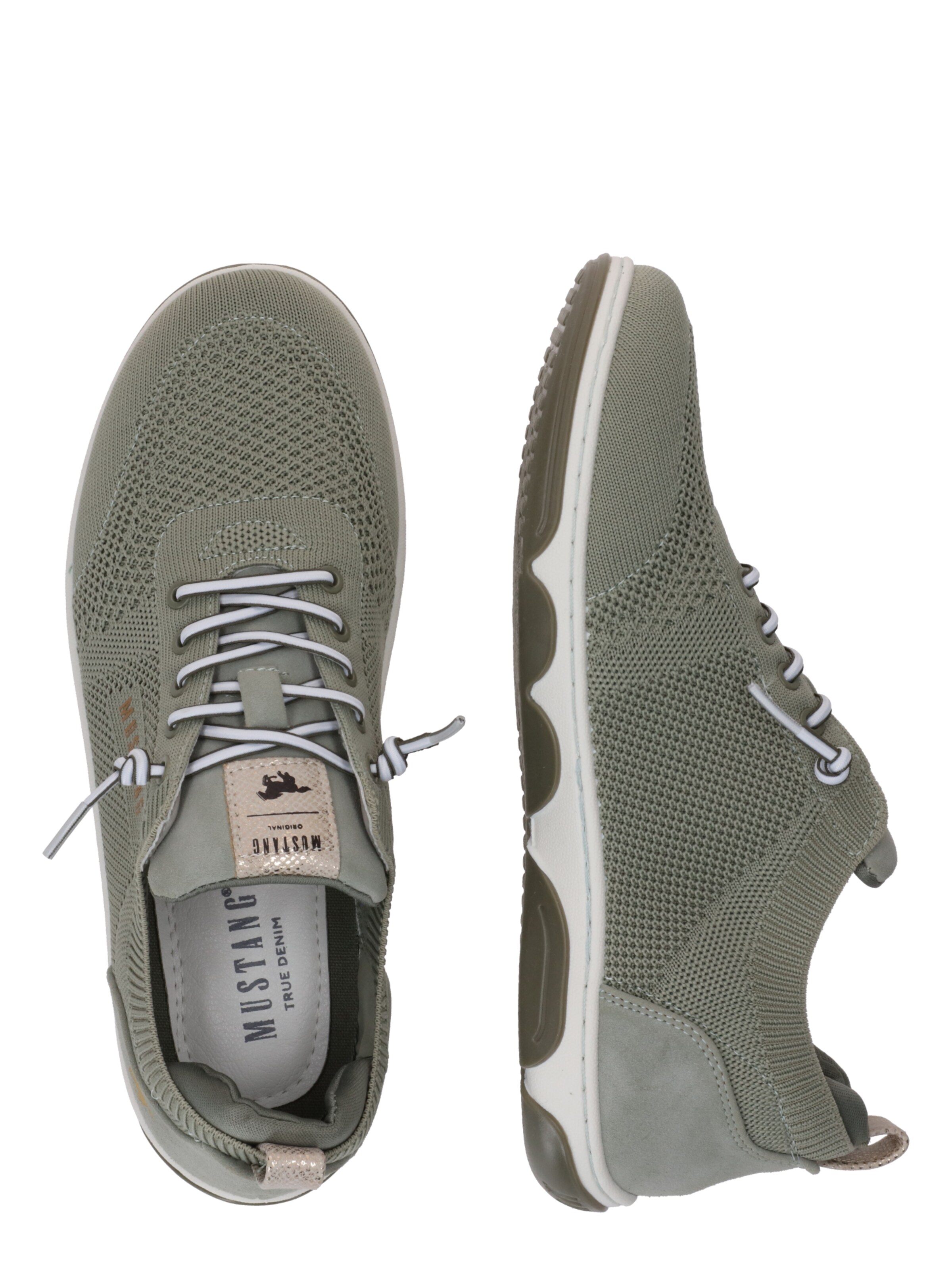 Sneaker bassa di MUSTANG in verde