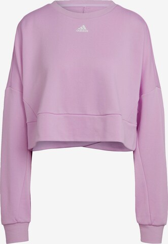 ADIDAS SPORTSWEAR Athletic Sweatshirt 'Studio' in Purple: front