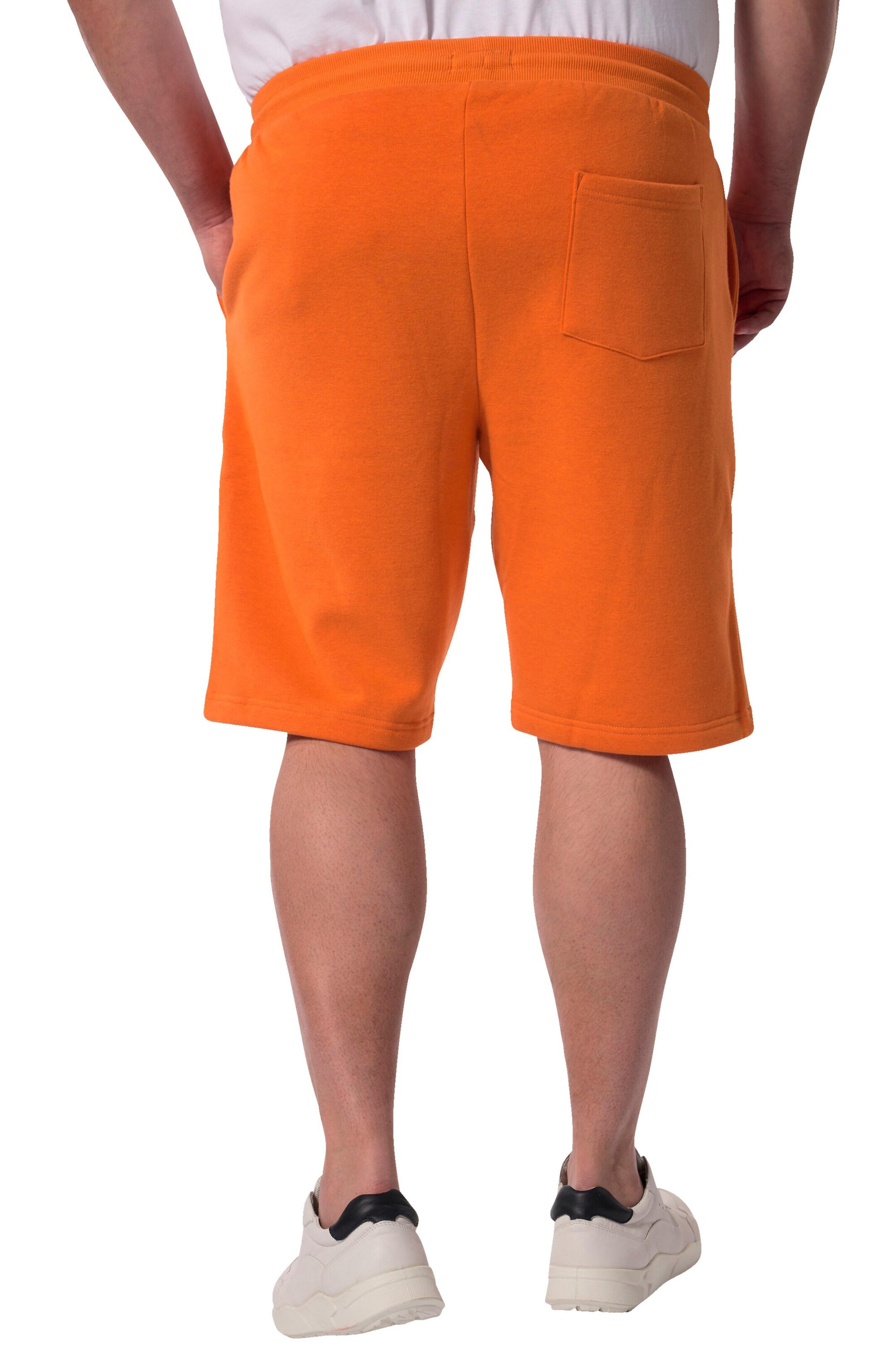 Men Plus Regular Sportbroek in Oranje