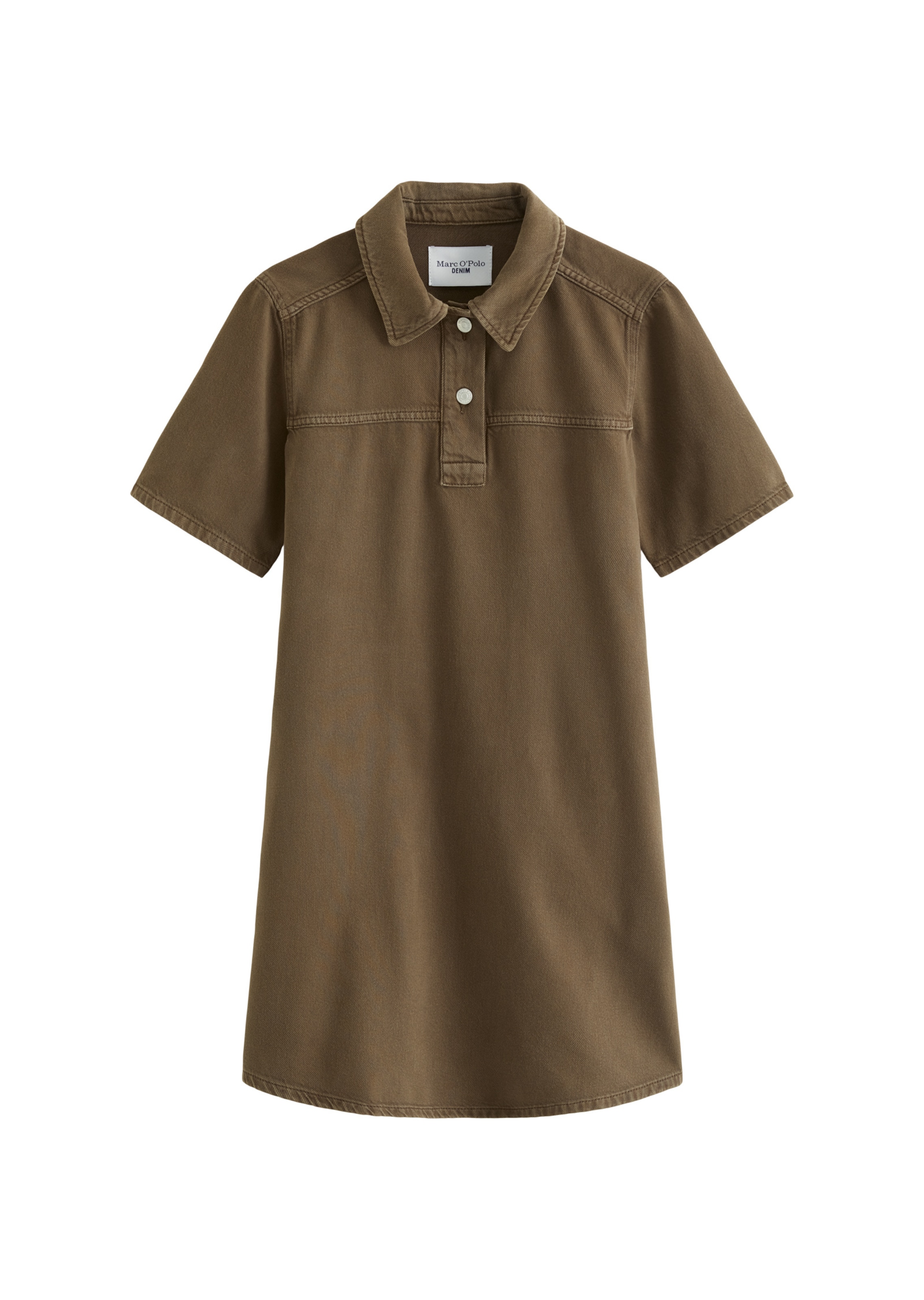 Marc O'Polo DENIM Kleid in Braun: Vorderseite
