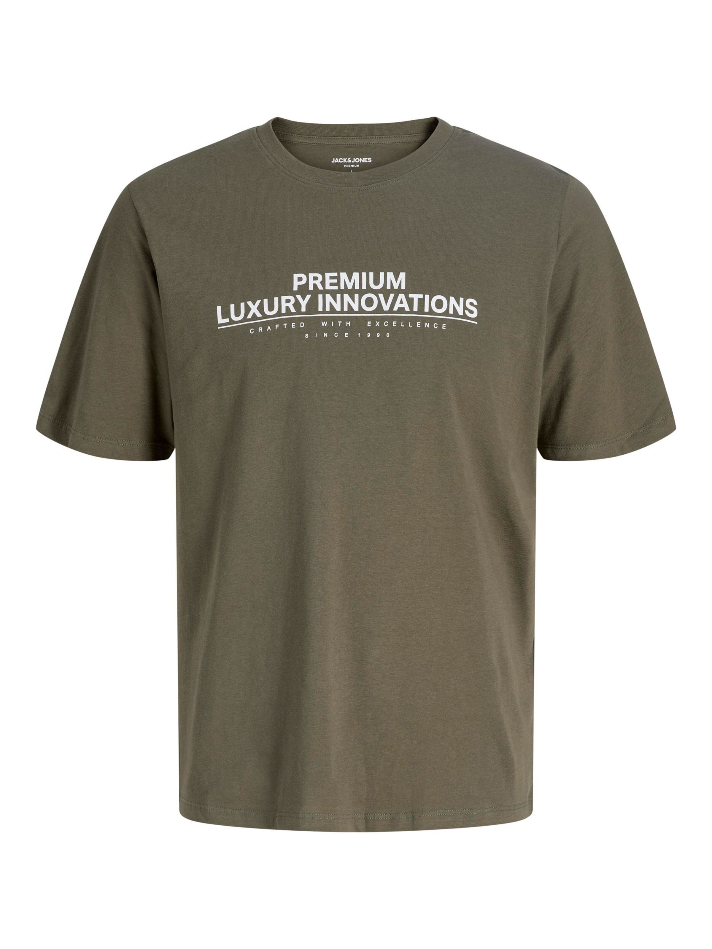 T-Shirt JACK & JONES en vert : devant