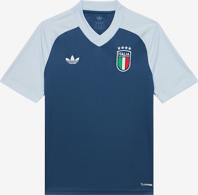 Sportiniai marškinėliai 'Italy 26 Away Kids Pre-Match' iš ADIDAS PERFORMANCE, spalva – tamsiai mėlyna jūros spalva / šviesiai mėlyna, Prekių apžvalga