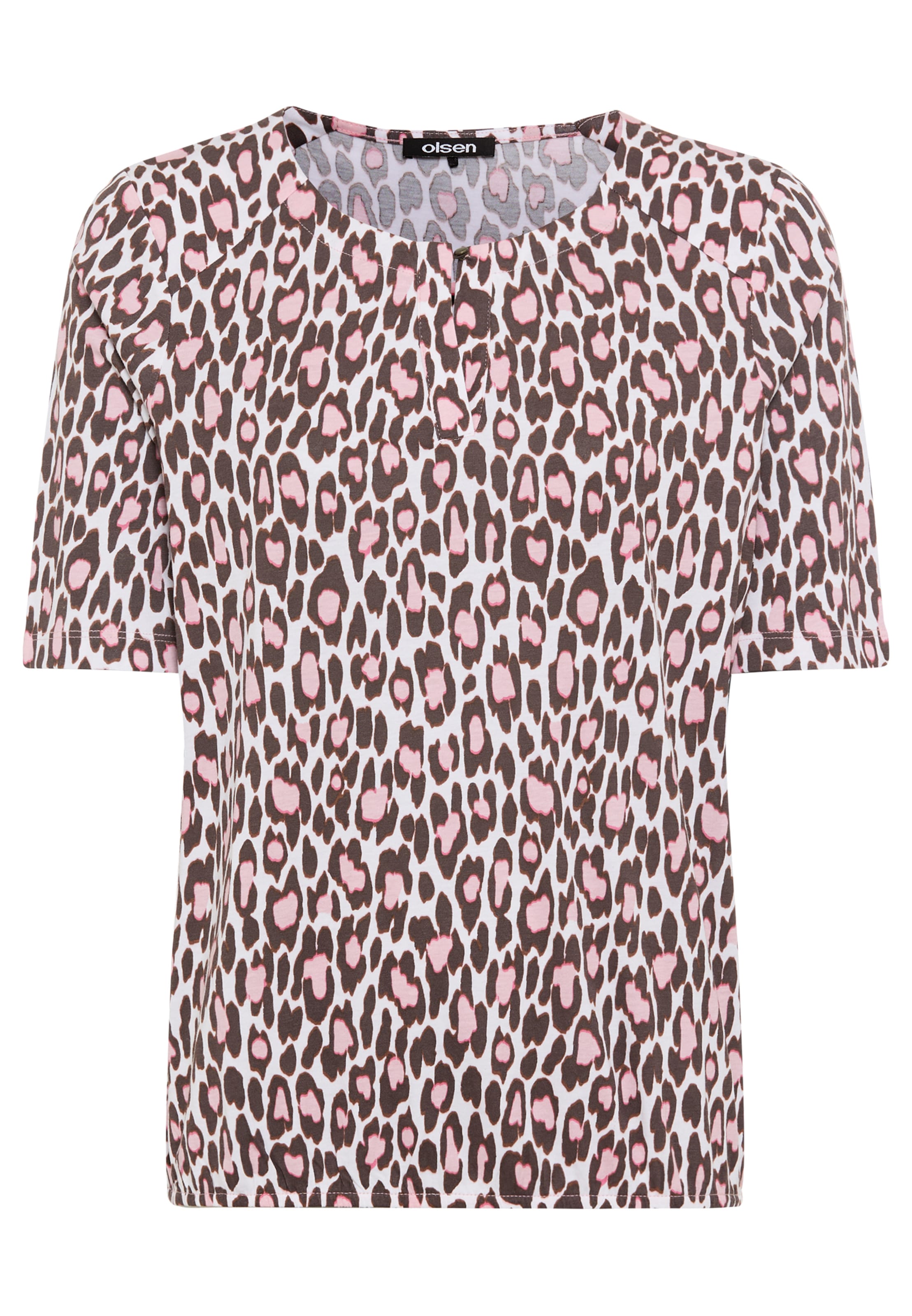 Olsen Shirt ' Clara ' in Braun: Vorderseite