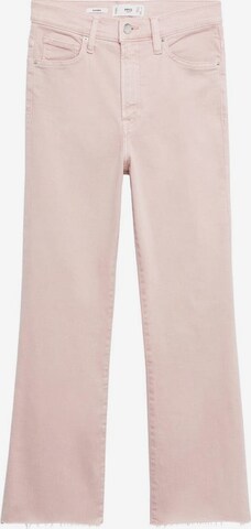 MANGO Boot cut Jeans in Pink: front