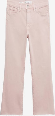 MANGO Bootcut Jeans i rosa: forside