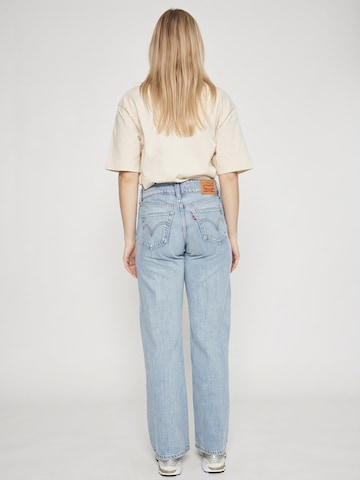 LEVI'S ® Baggy Jeans 'Superflow Not In The Mood Sone Light Indigo Flat Finish' in Orange