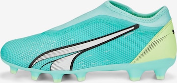 Scarpa sportiva 'Ultra Match' di PUMA in verde: frontale