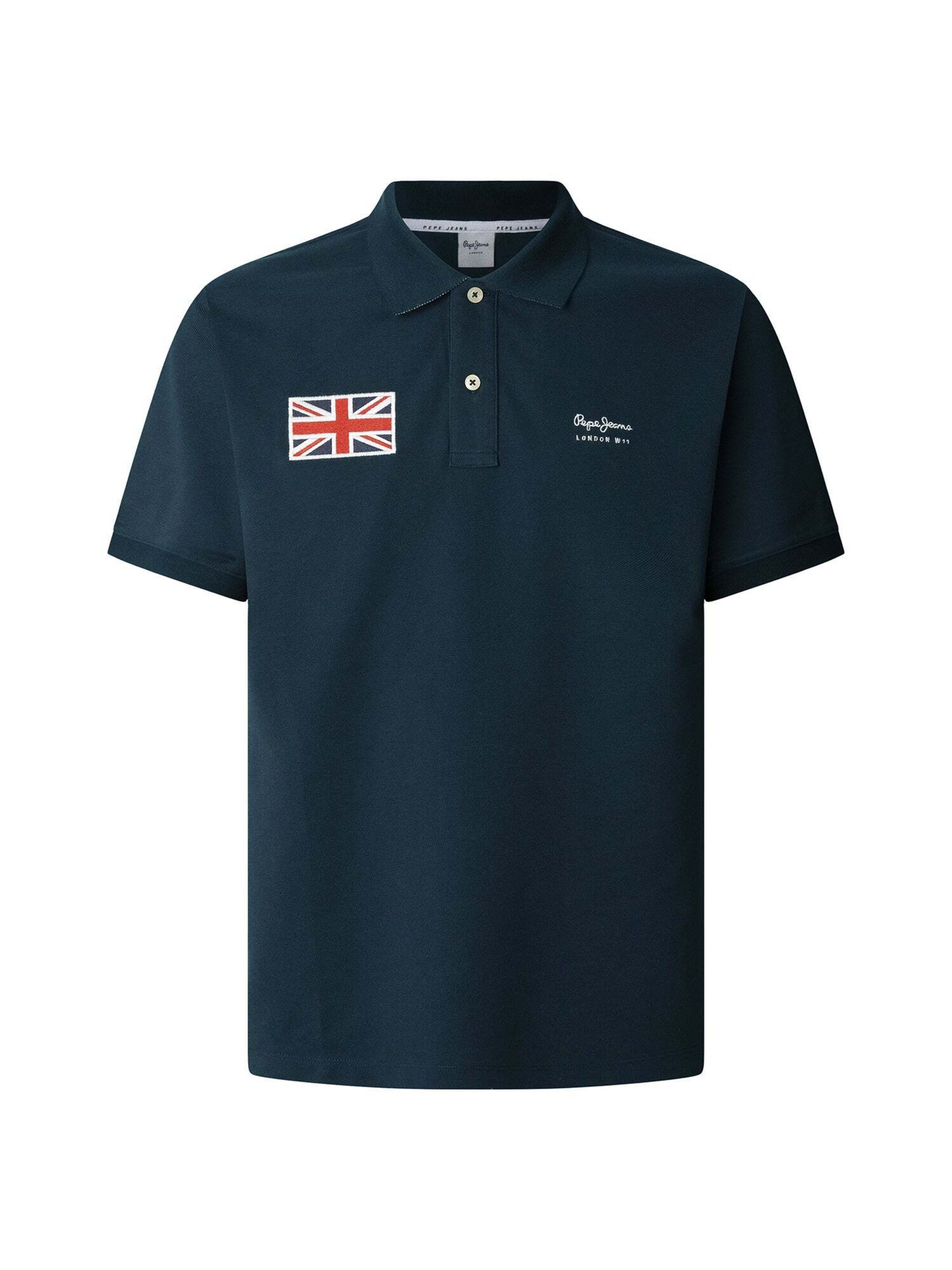 T-Shirt Pepe Jeans en bleu : devant