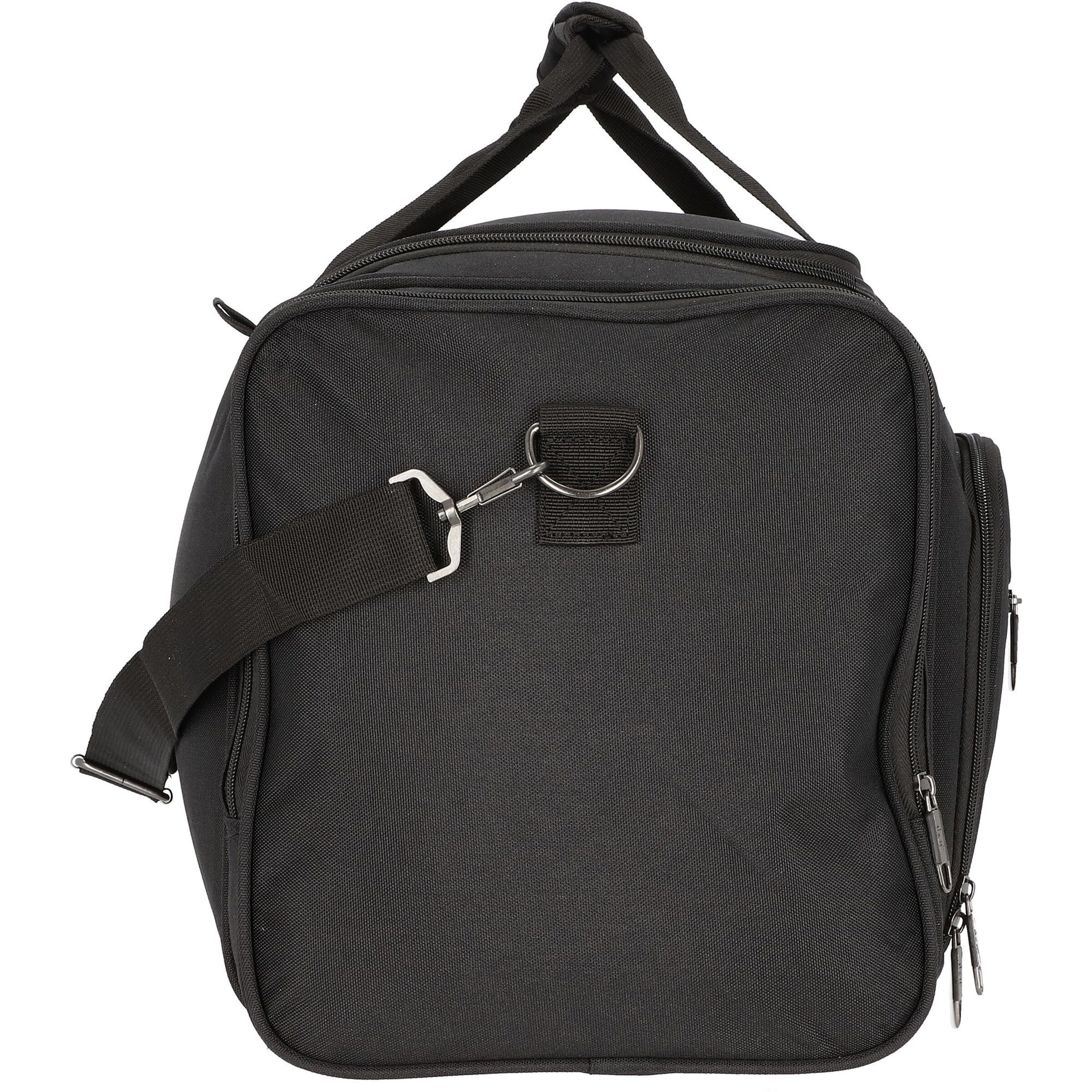 D&N Travel bag 'Travel Line 7700' in Black