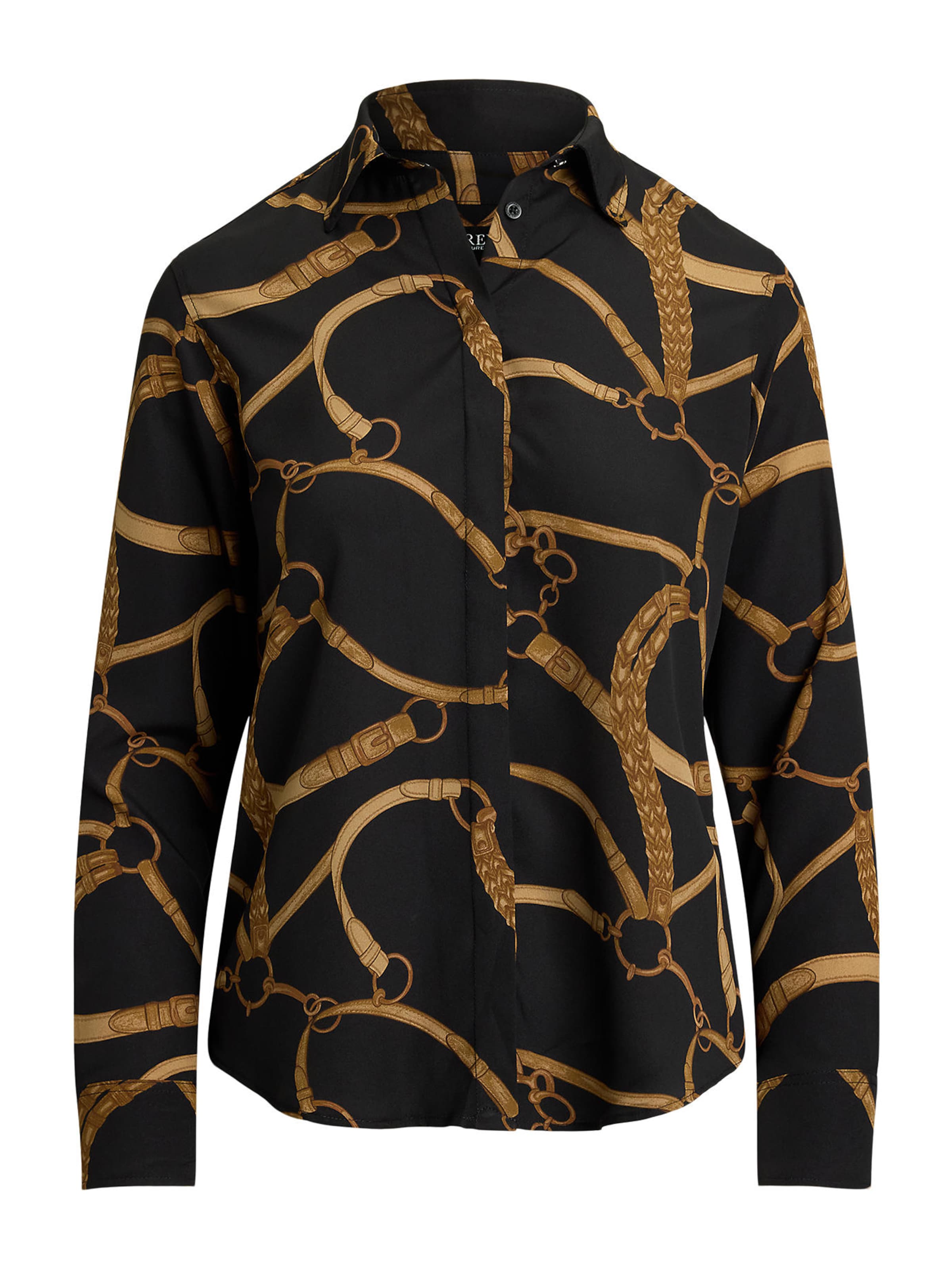 Camicia da donna di Lauren Ralph Lauren in nero: frontale