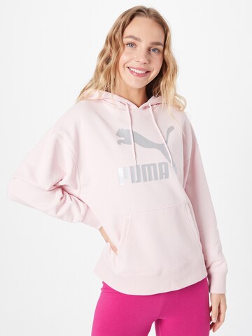 PUMA Sportovní mikina – pink: přední strana