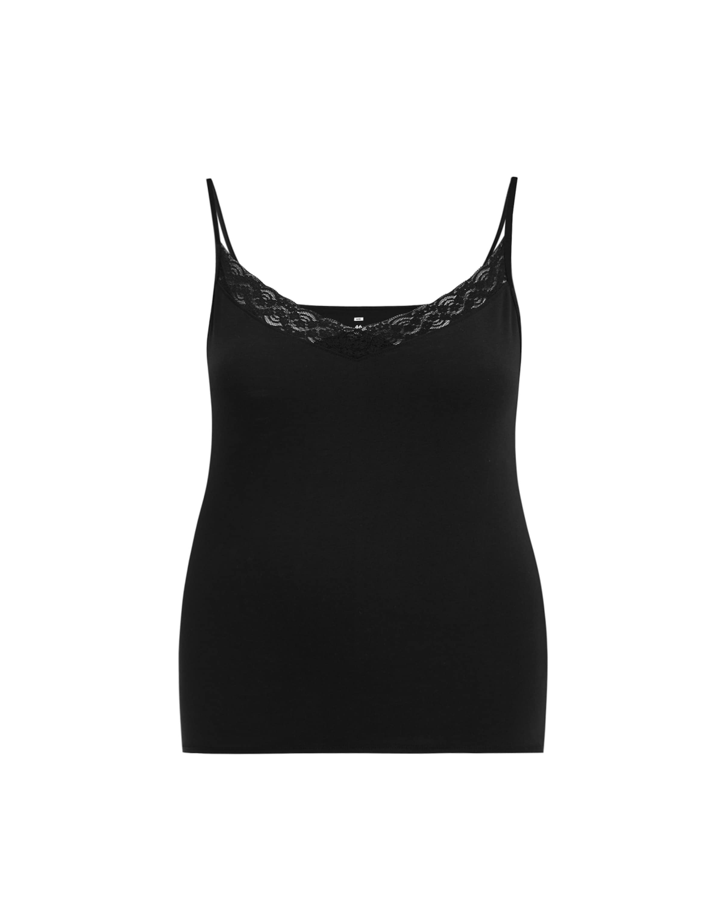 WE Fashion Top – černá: přední strana