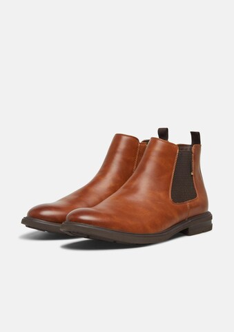 s.Oliver Chelsea boots in Bruin