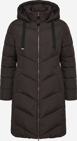 Ulla Popken Raincoat in Brown: front