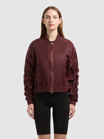 khujo Φθινοπωρινό και ανοιξιάτικο μπουφάν 'Tuvay' σε κόκκινο: μπροστά