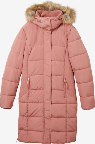 Manteau d’hiver TOM TAILOR en rose : devant