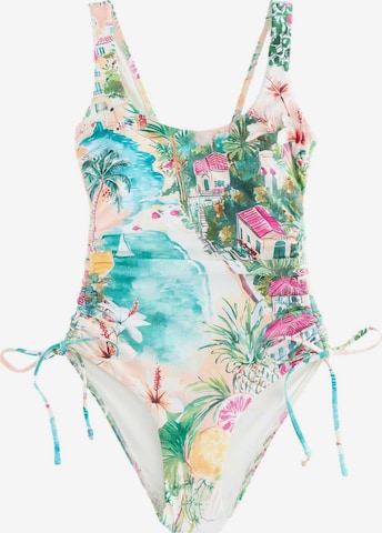 Next Бански костюм в синьо: отпред