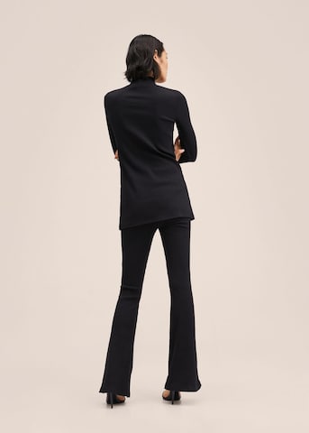 MANGO Flared Pants 'Mirta' in Black