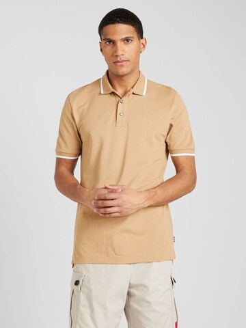 T-Shirt 'Parlay' BOSS en beige : devant