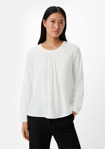 COMMA - Blusa em branco: frente