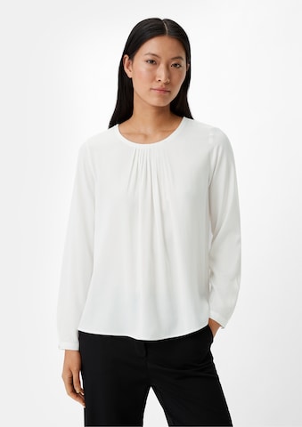 COMMA Blouse in Wit: voorkant