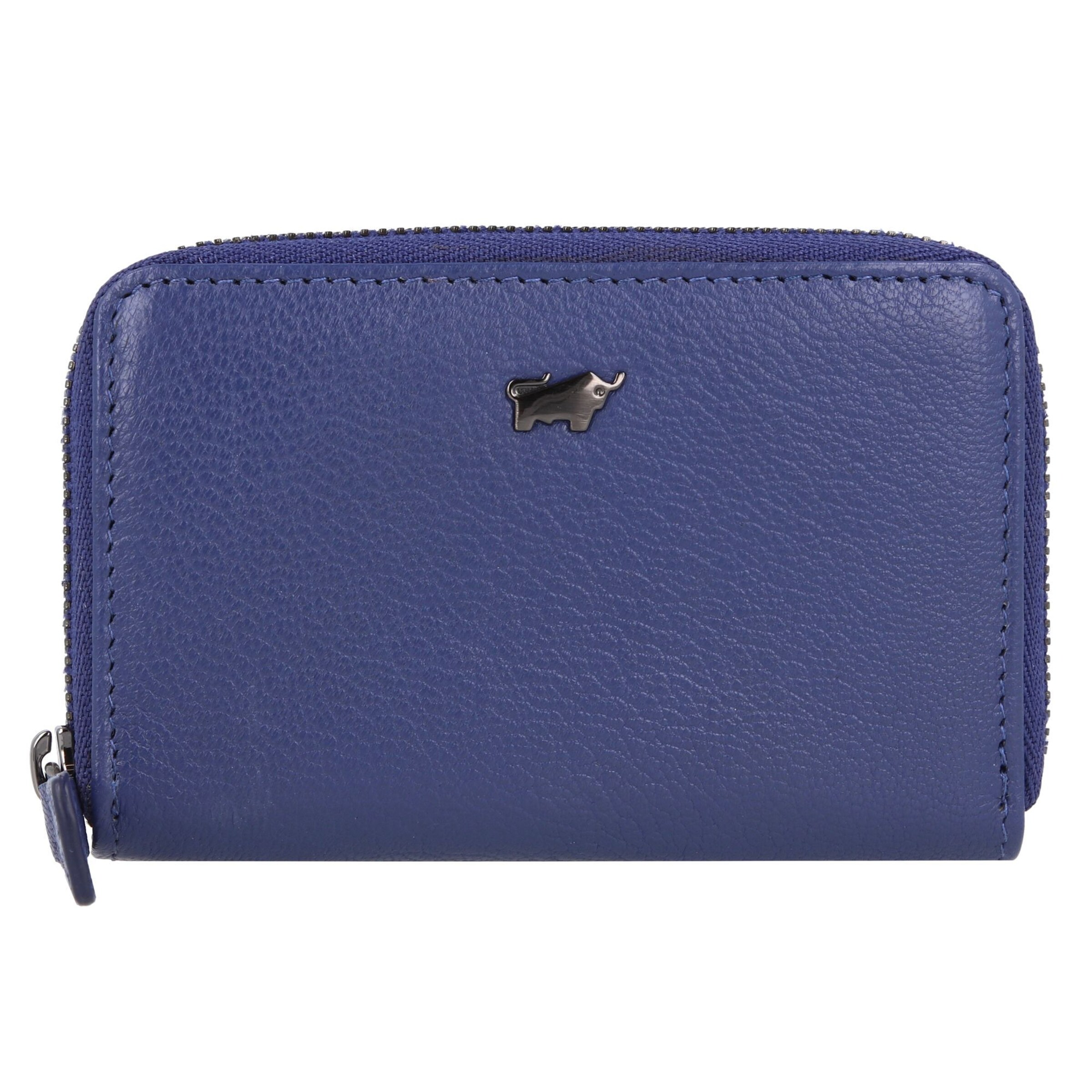 Braun Büffel Wallet 'Anna' in Blue: front