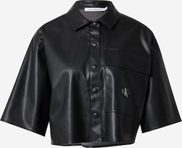 Calvin Klein Jeans Bluse in Schwarz: predná strana