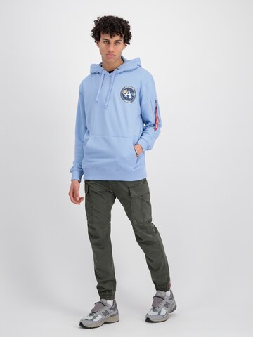 Felpa di ALPHA INDUSTRIES in blu