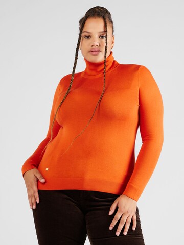 Lauren Ralph Lauren Plus Sweater 'ZOE' in Orange: front