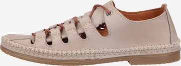 COSMOS COMFORT Sportieve veterschoen in Beige: voorkant