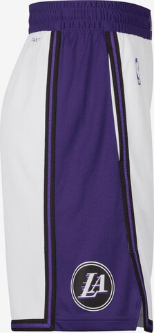 NIKE Loose fit Workout Pants 'NBA Los Angeles Lakers Swingman City' in Purple