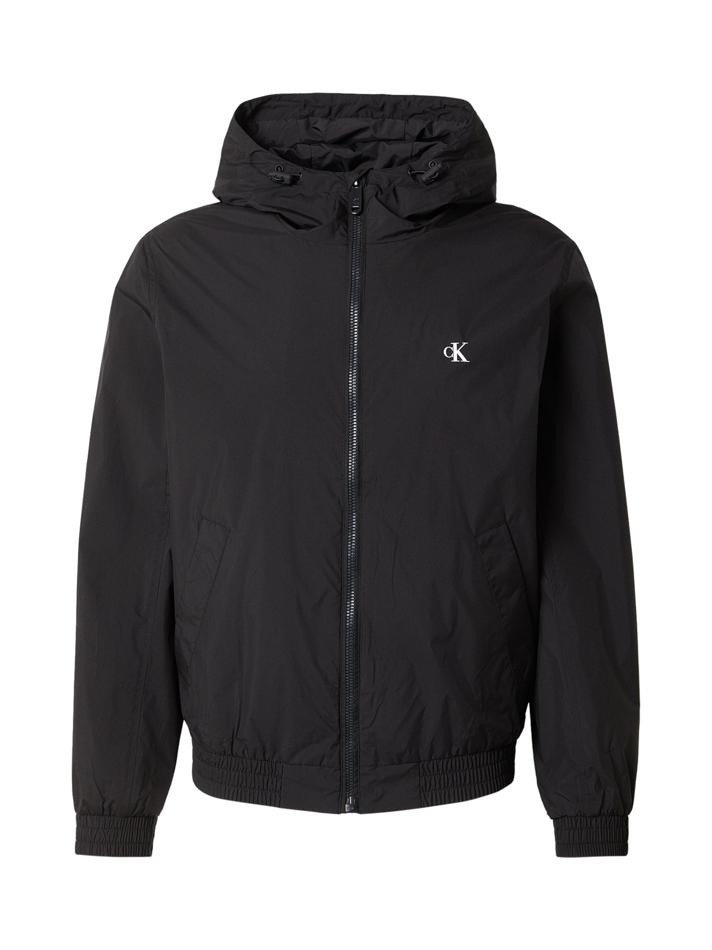 melns Calvin Klein Jeans Starpsezonu jaka 'HARRINGTON JKT': no priekšpuses