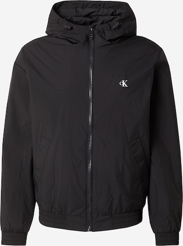 juoda Calvin Klein Jeans Demisezoninė striukė 'HARRINGTON JKT': priekis