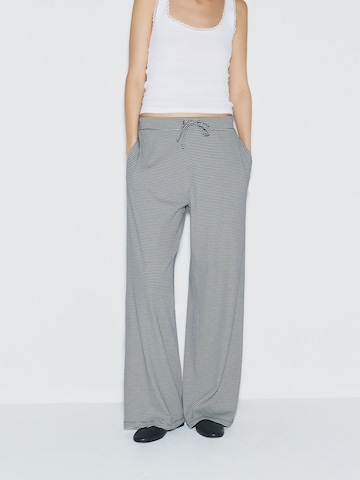 Wide Leg Pantalon The Set en bleu