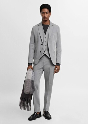 MANGO MAN Suit Vest 'Paulo' in Grey