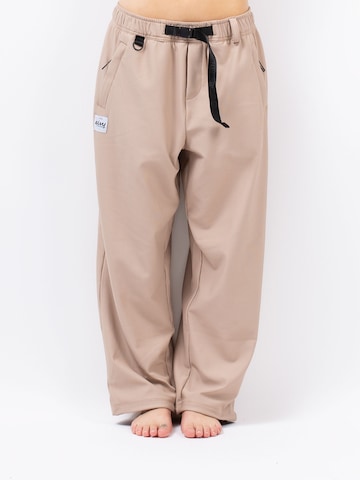 Eivy Wide leg Sports trousers in Beige: front