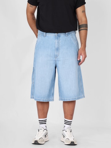 Loosefit Jean 'LIGHT & SOFT CARPENTER SKATER NICHOLS SHORTS' Lee en bleu : devant