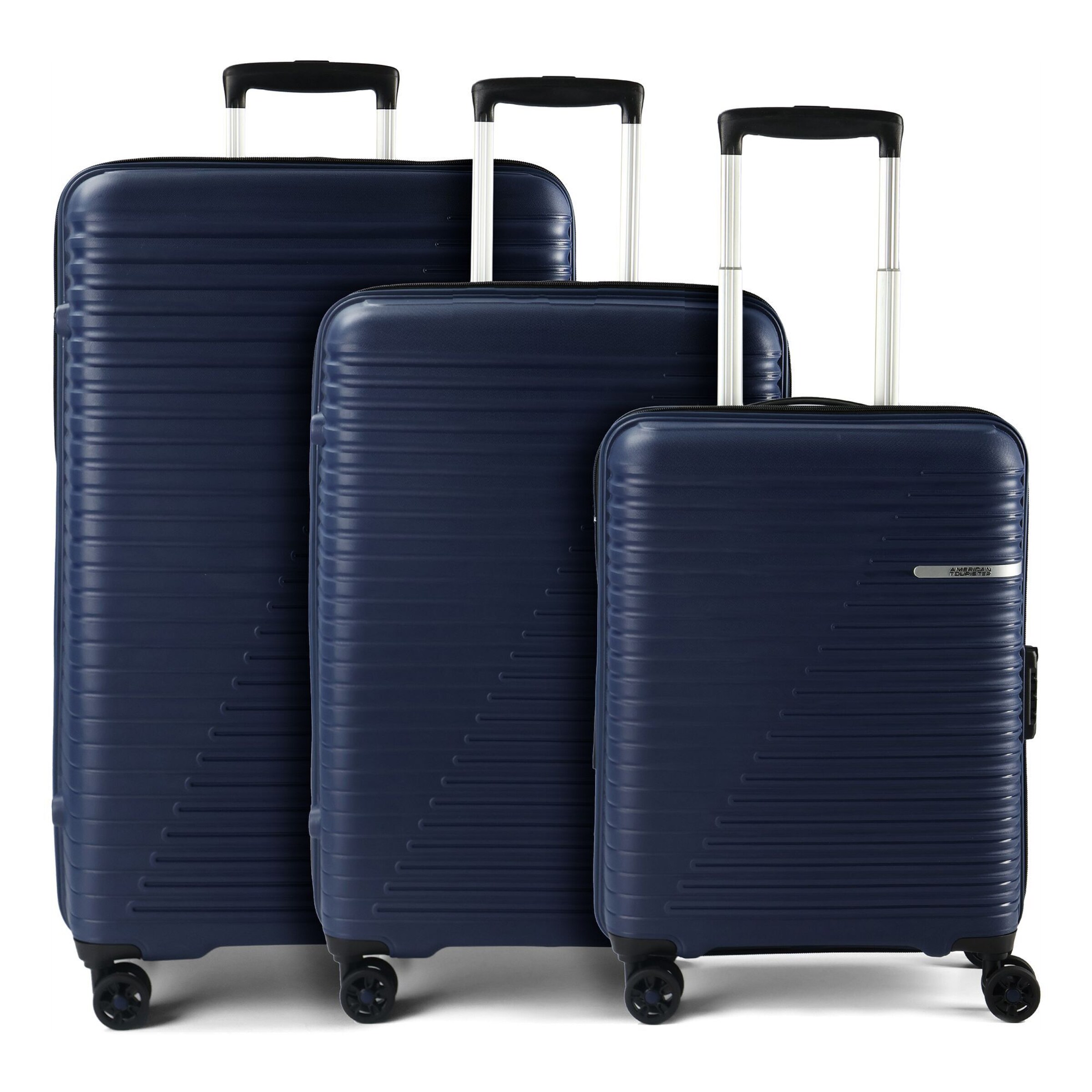 American Tourister Kofferset 'Liftoff' in Blauw: voorkant