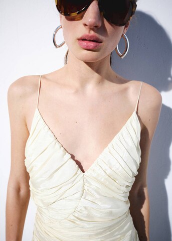MANGO Dress 'Bruna' in Beige