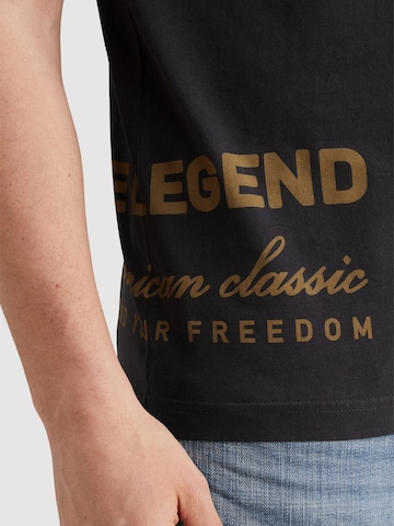PME Legend Shirt 'PME LEGEND - T-shirt with off-placed artworks' in Grijs