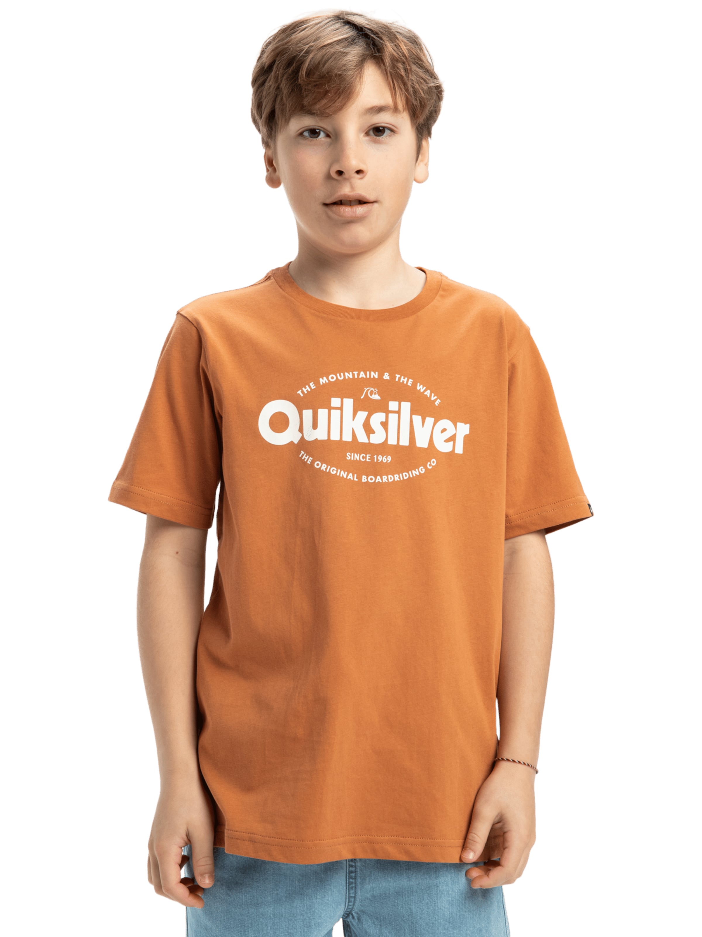 QUIKSILVER Shirt 'Ev Shape All Days' in Oranje: voorkant